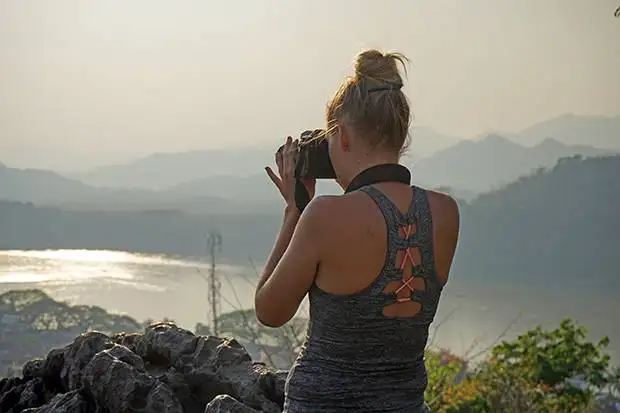 Vistas desde la cima de Luang Prabang