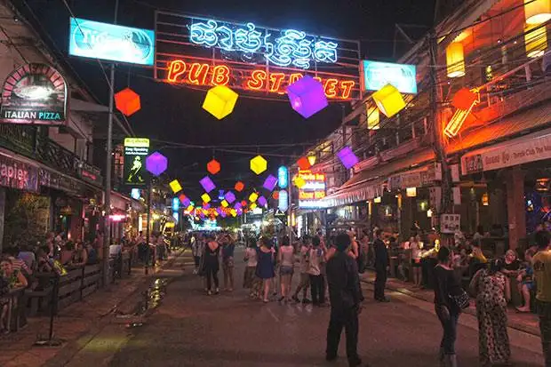 Pub Street de Siem reap
