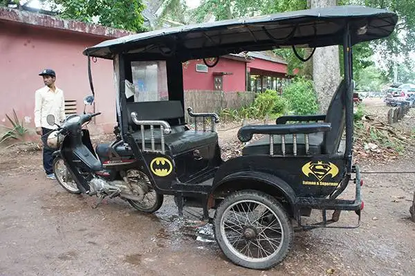 Tuk Tuk de Batman en Angkor Wat