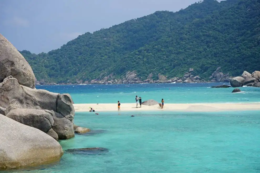 Koh Nang yuan es un islote de Koh Tao muy recomendable para ver en Tailandia Koh Nang Yuan