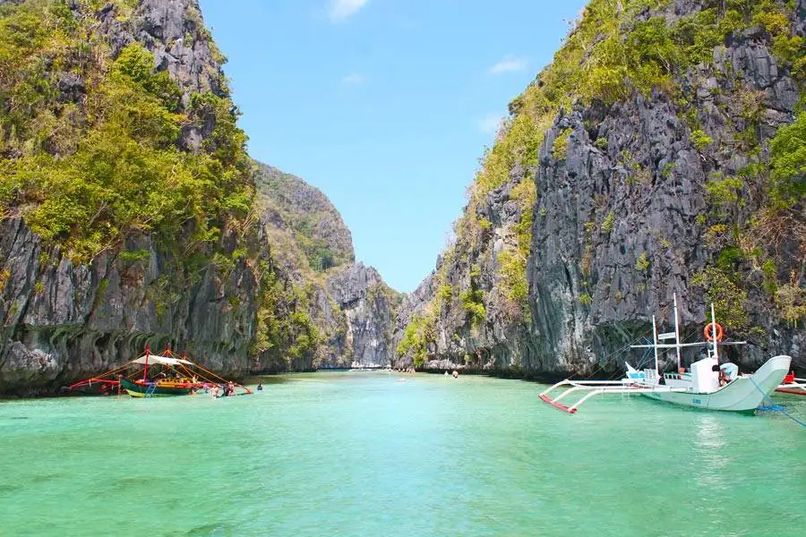 Aguas transparentes de Filipinas