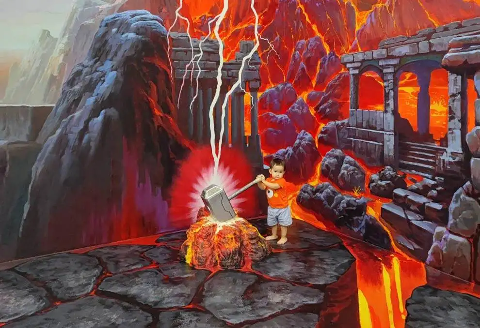 Art in paradise Niños en el Art in Paradise