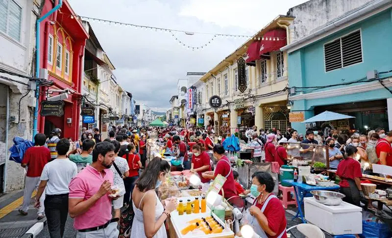 el mercado de Ciudad de Phuket